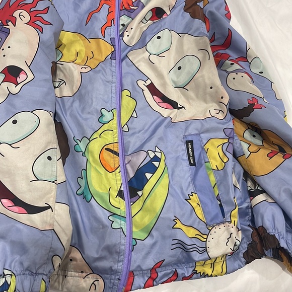 Nickelodeon Rugrats Purple Windbreaker - Picture 2 of 2